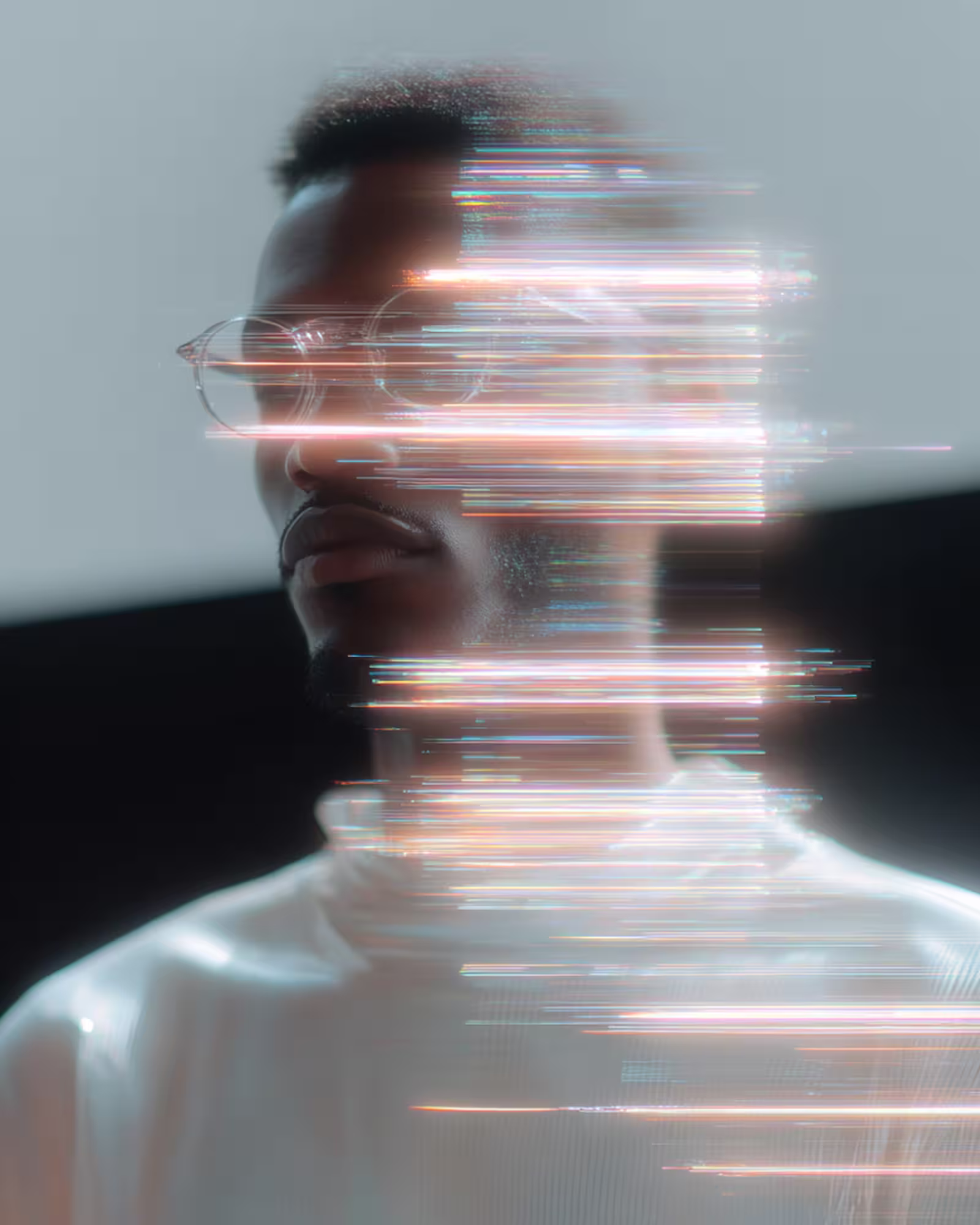 man close up