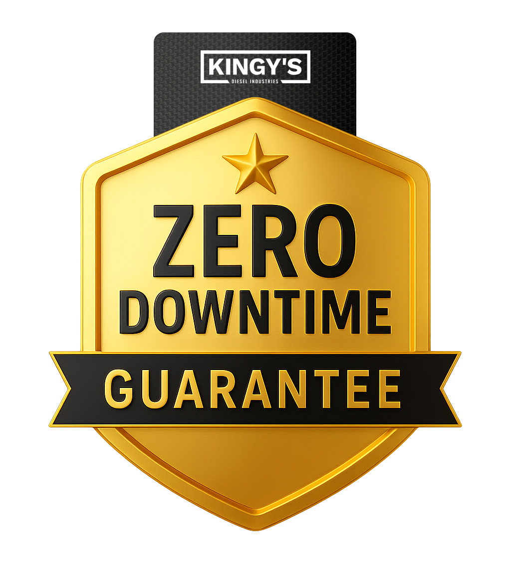 Kingy's Diesel Zero Downtime Guarantee