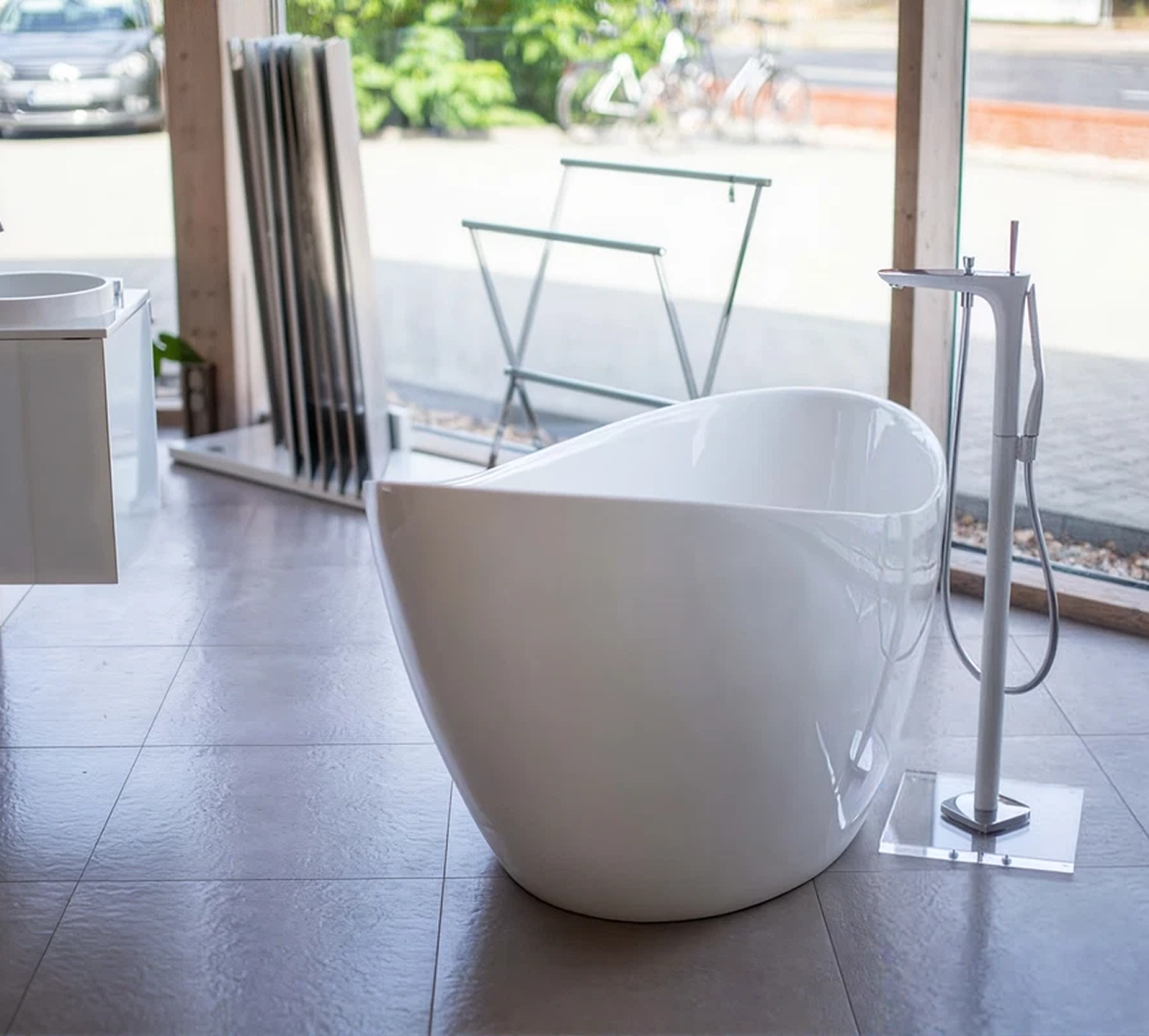 Badewanne mit Armatur