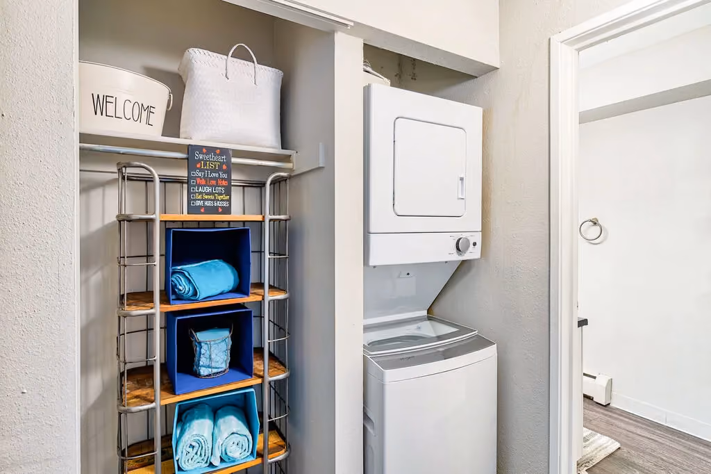 washer and dryer