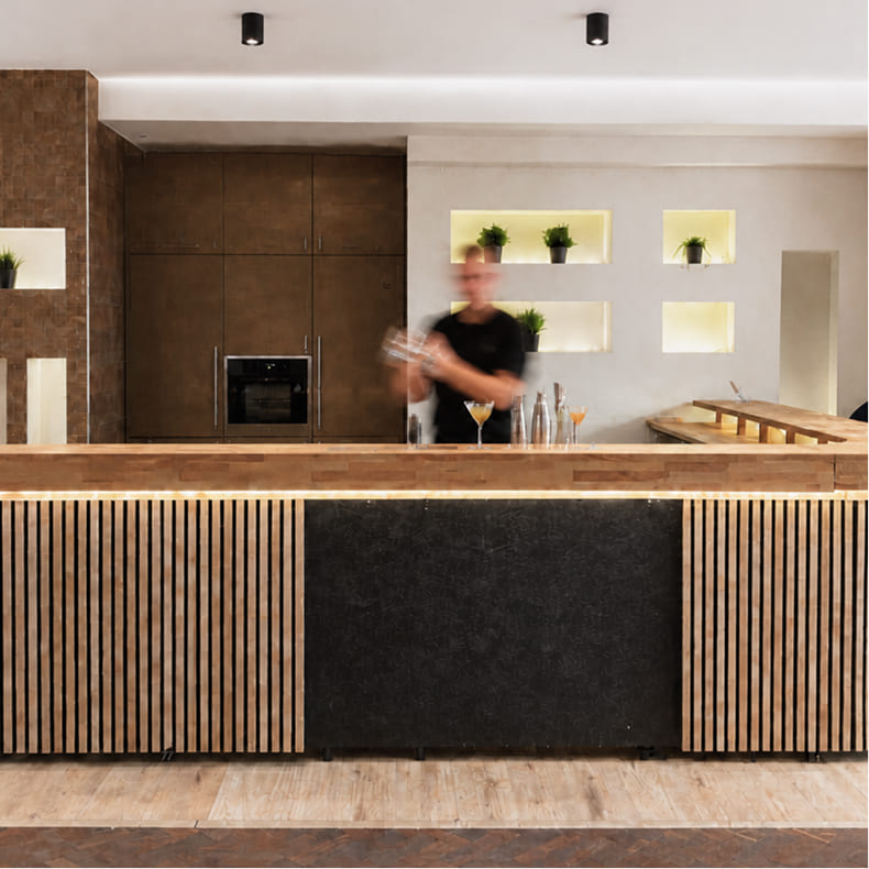 Theke im Fireplace Aachen