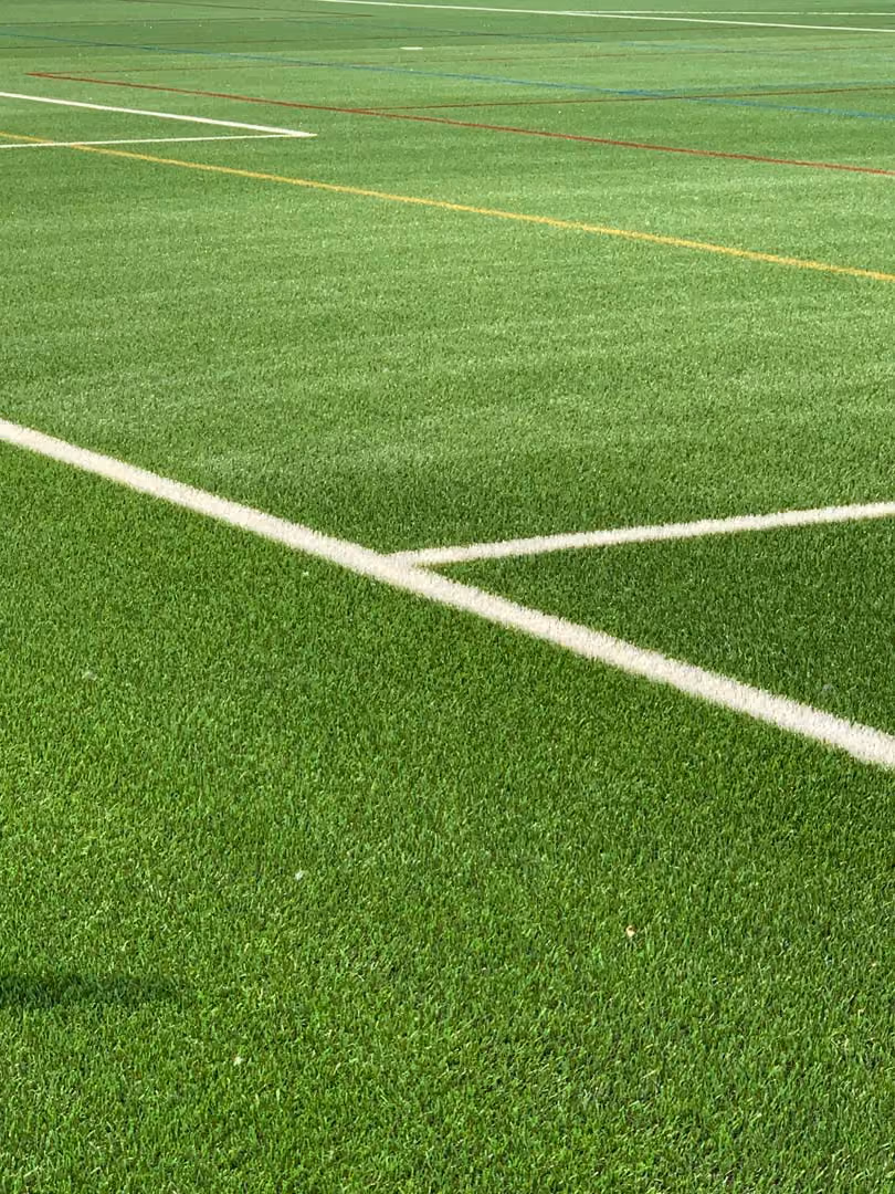 Football pitch at Wealden Community Sports Hub near Hailsham