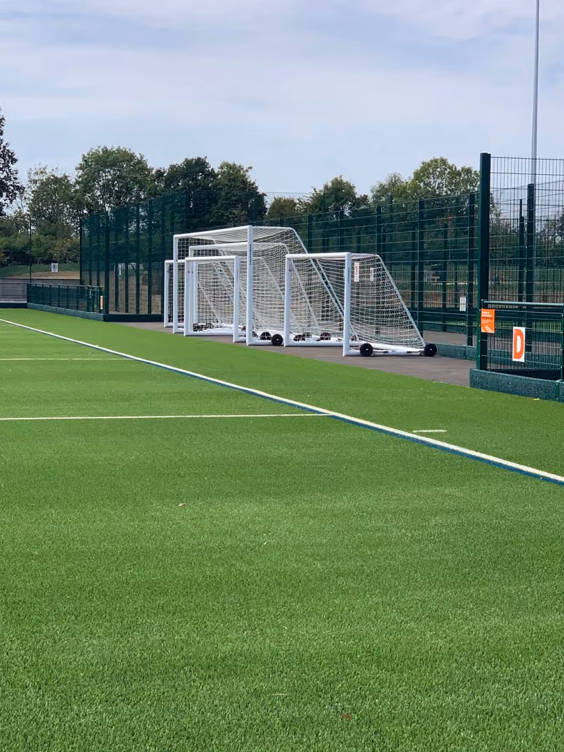 Football pitch at Wealden Community Sports Hub near Hailsham