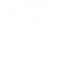 Threads white square icon