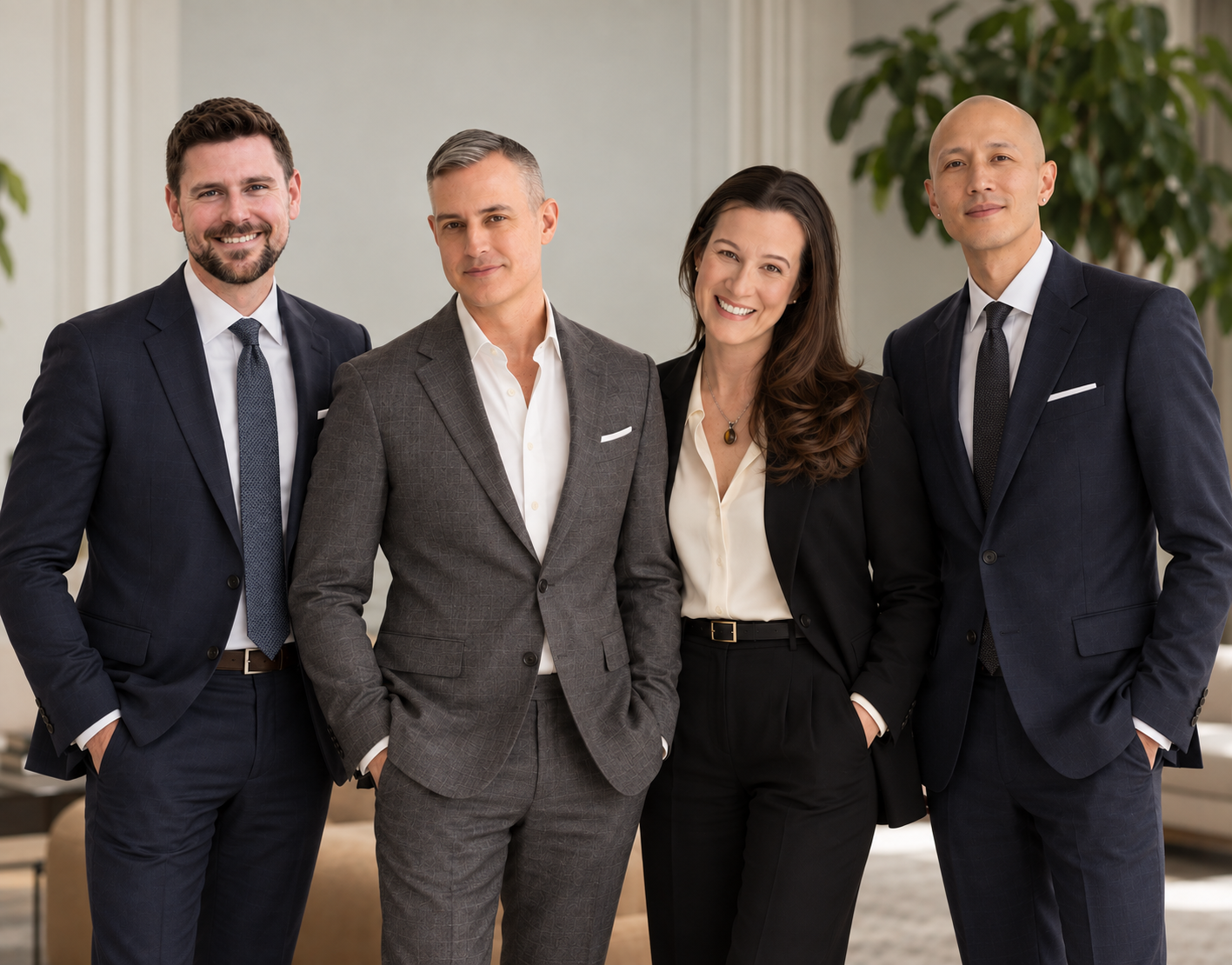 Advisory Partners team portrait with all four team members