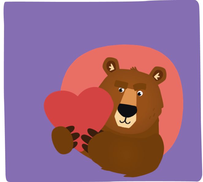 BEAR snacks collectable cards