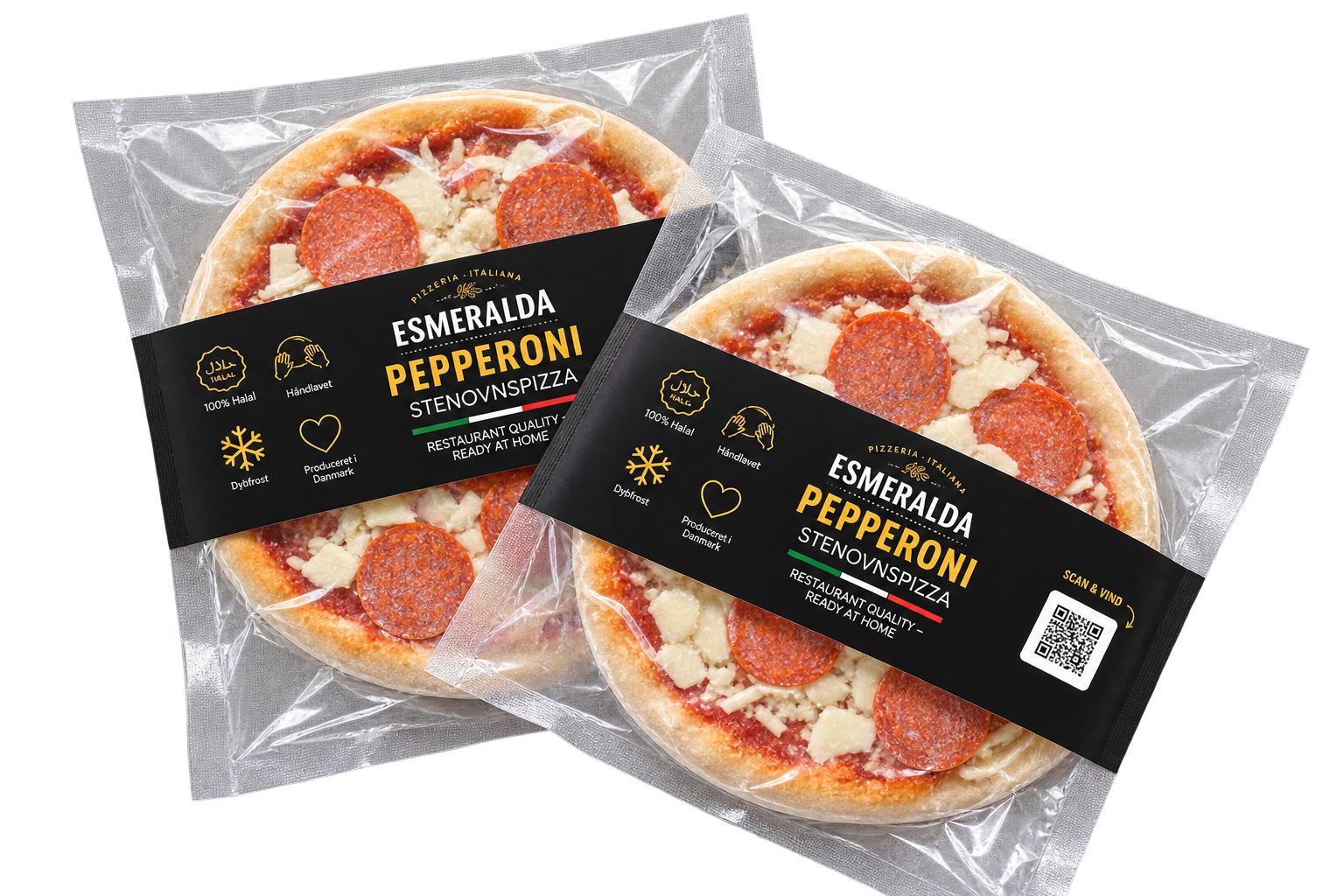 Esmeralda Halal Pepperoni Frostpizza