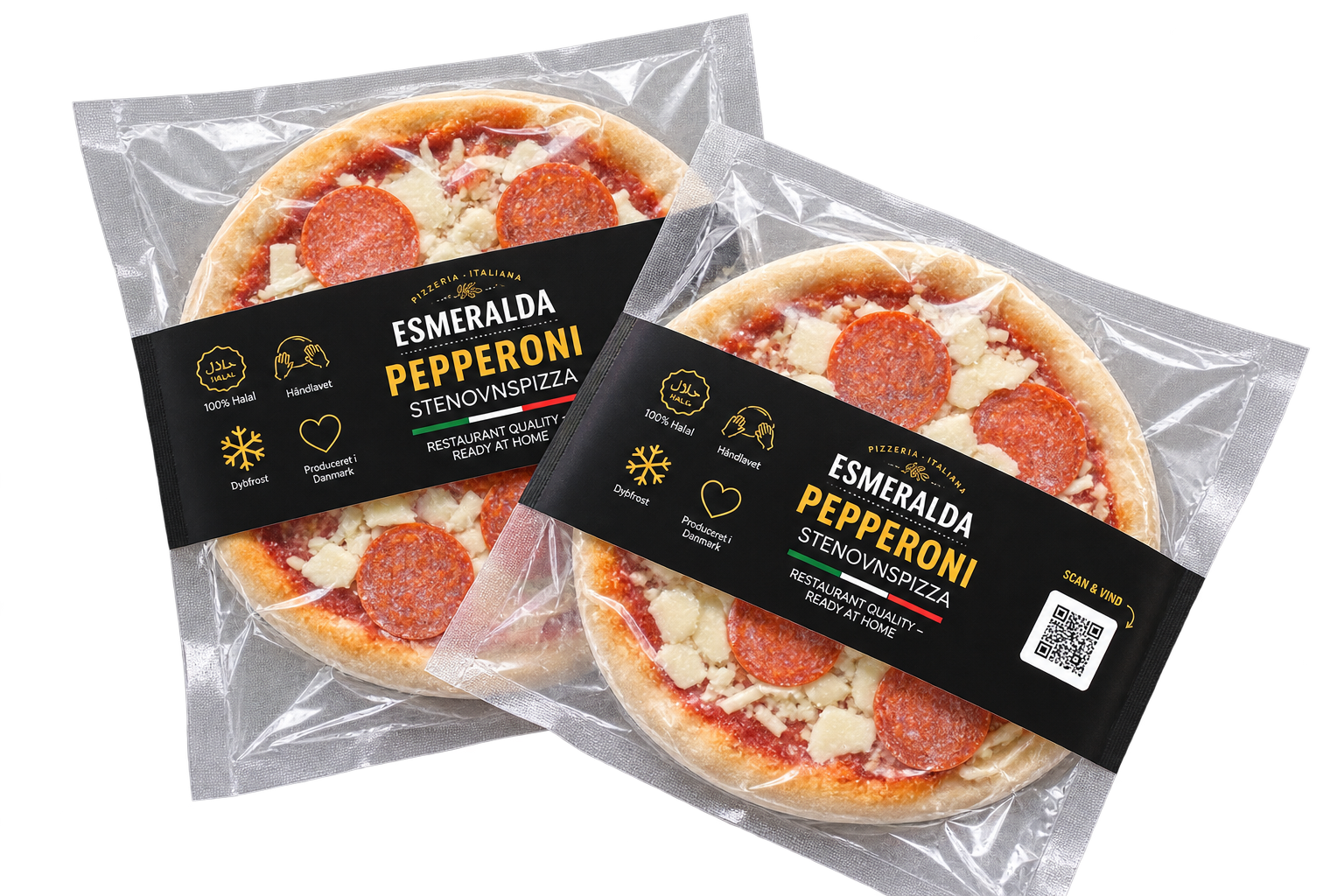 Esmeralda Halal Pepperoni Frostpizza