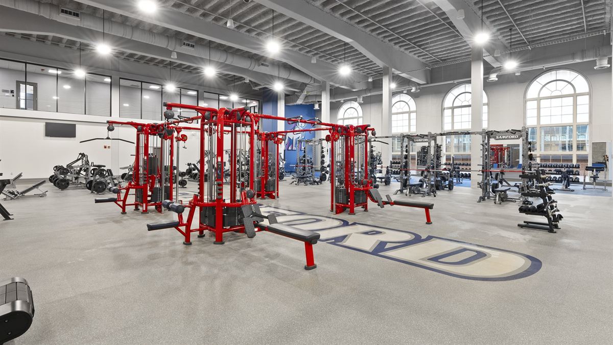 Campus recreation fitness center at Samford University