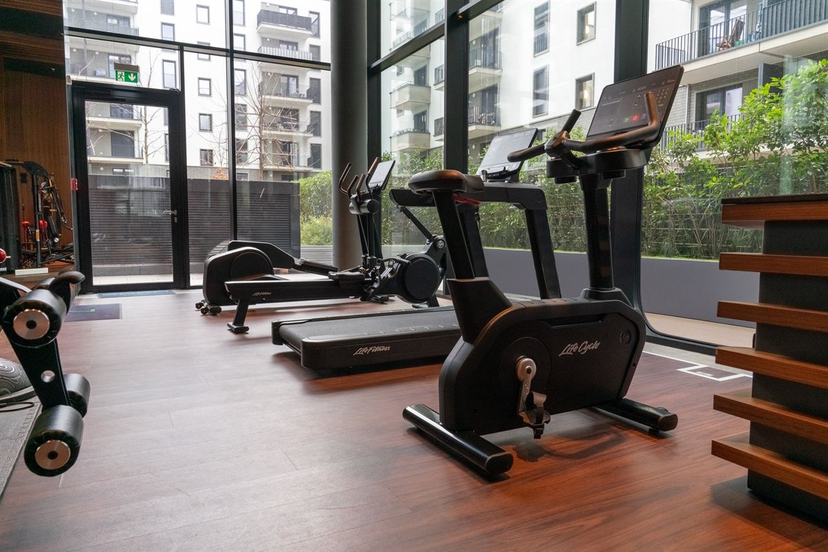 Residential fitness amenity at Eden Tower