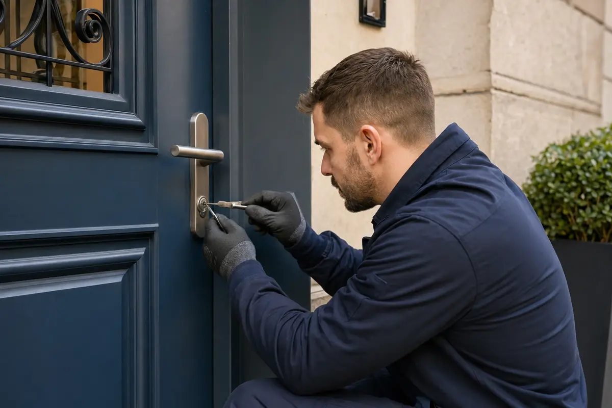 Ouverture de porte