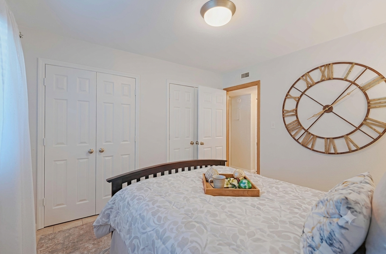 Bedroom with furniture