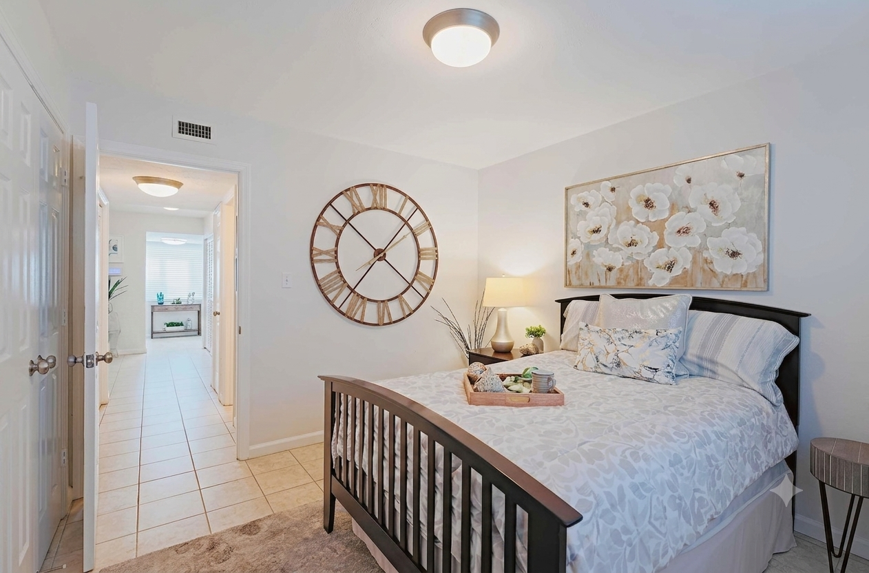 Bedroom with furniture
