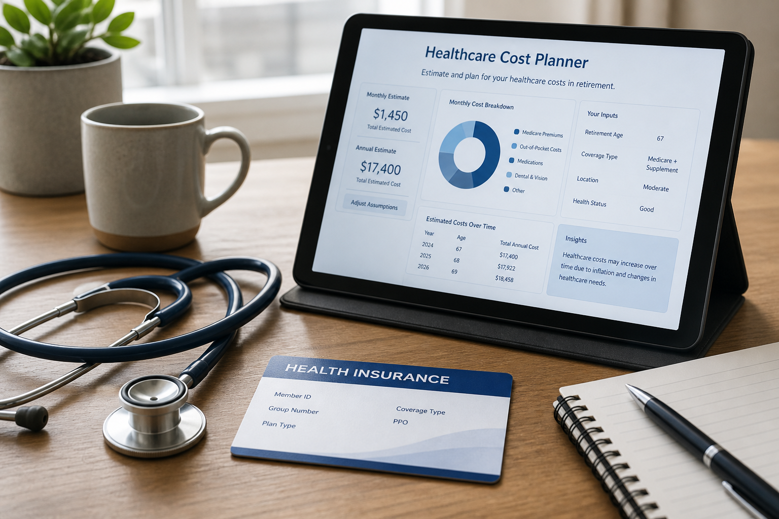 Medicare and healthcare cost planning materials