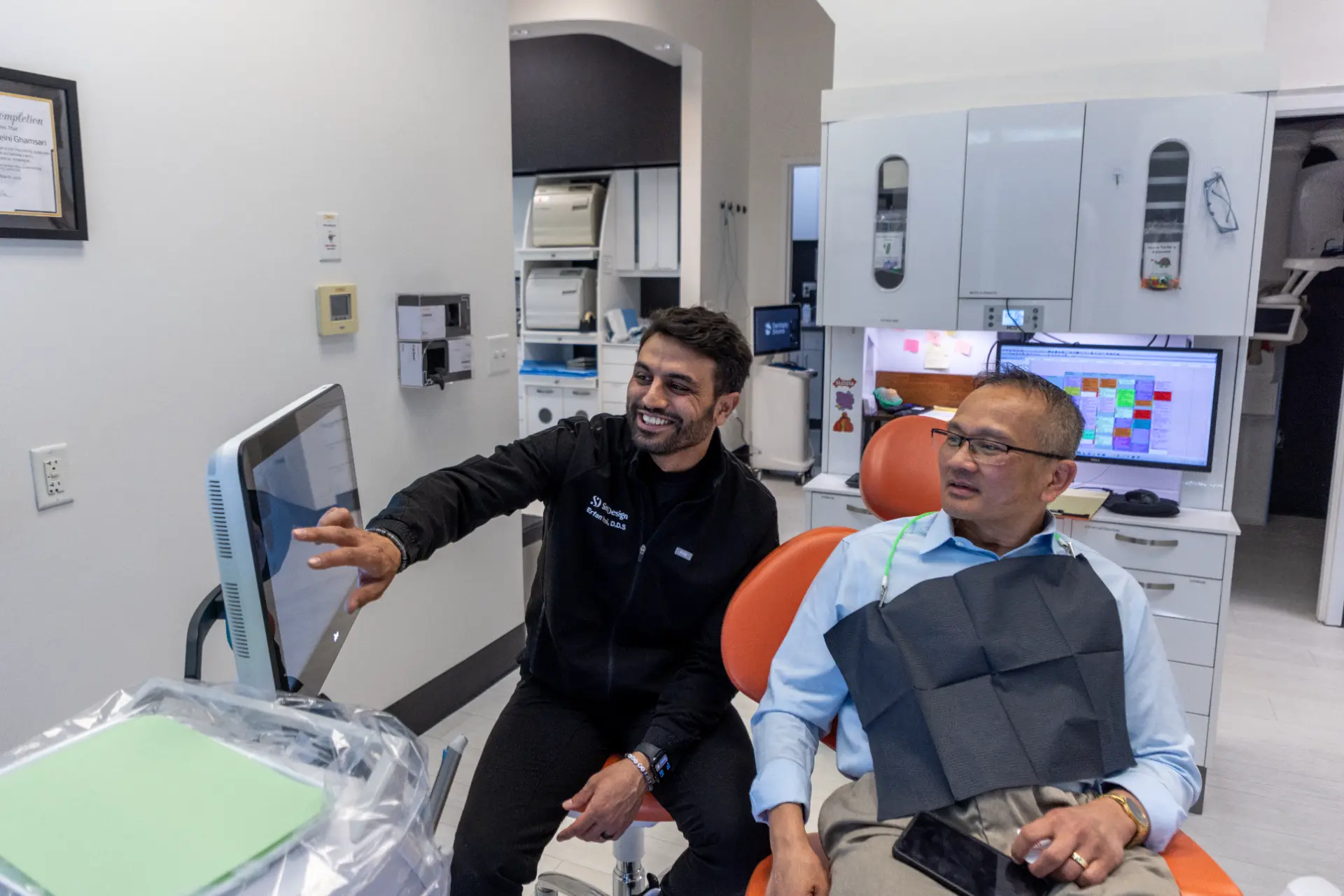 Smile Design Modern Dentistry team treating a patient in Durham, NC