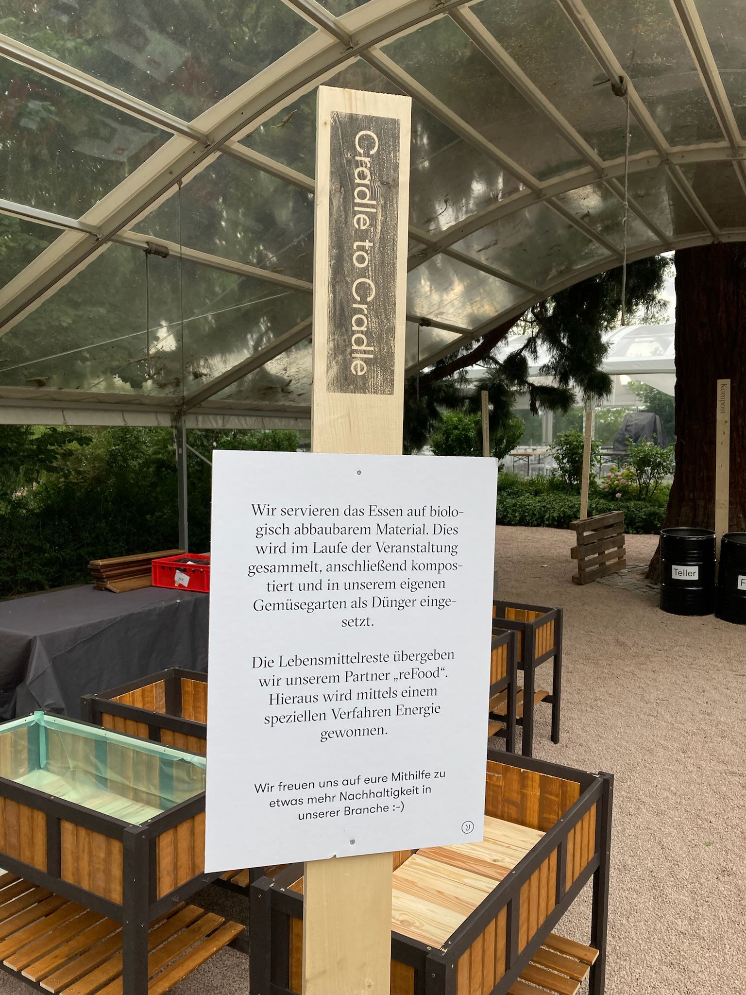 Nachhaltiges Outdoor Event