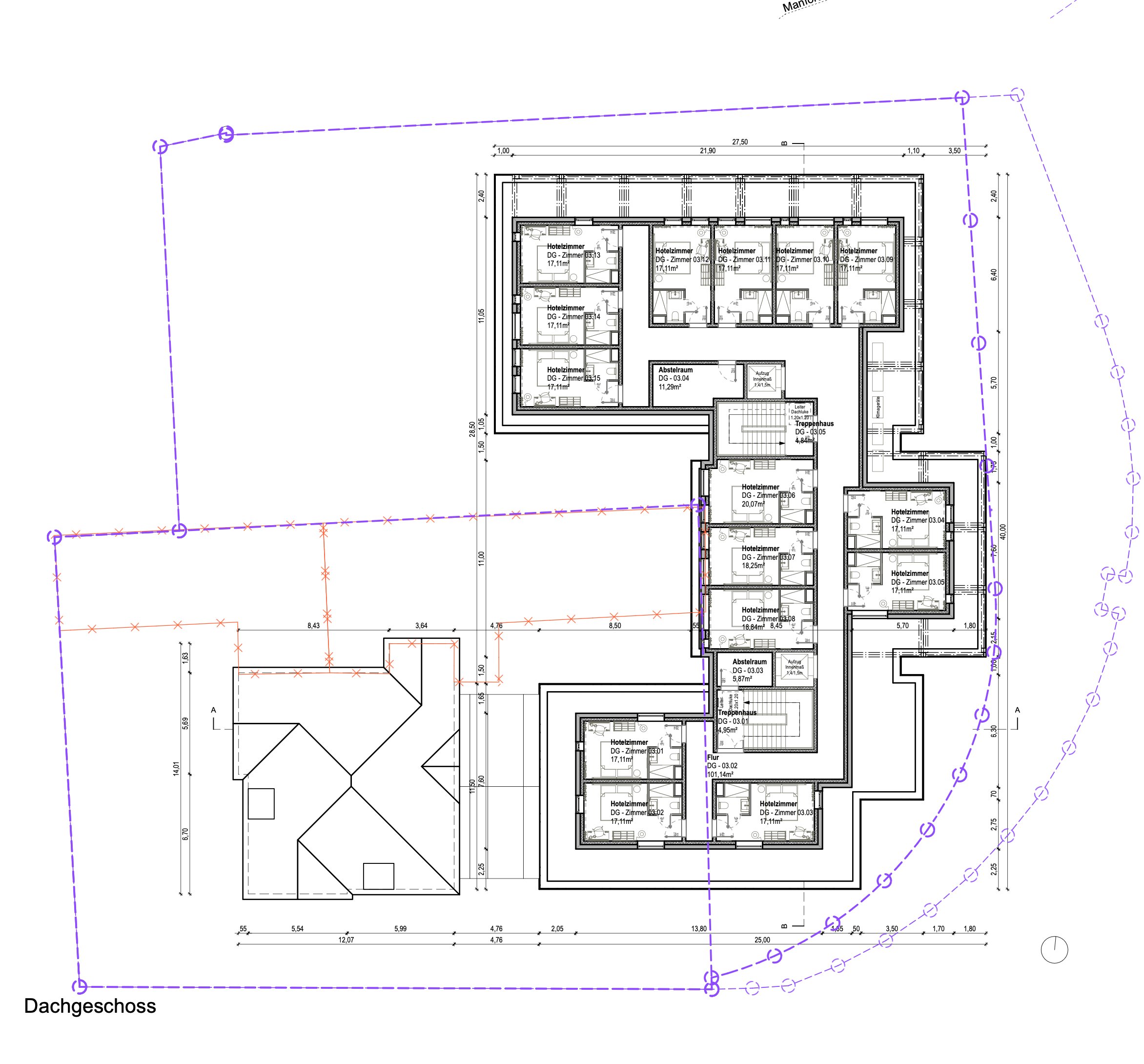 Leverkusen – Grundriss Dachgeschoss