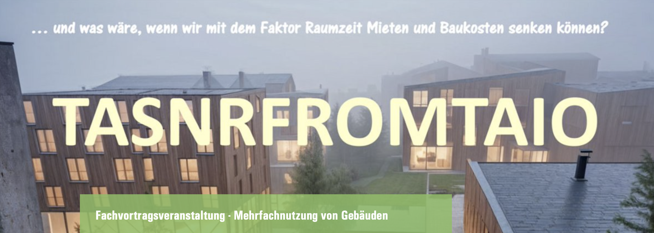 Fachvortrag Architektenkammer Baden-Württemberg zu Mehrfachnutzung