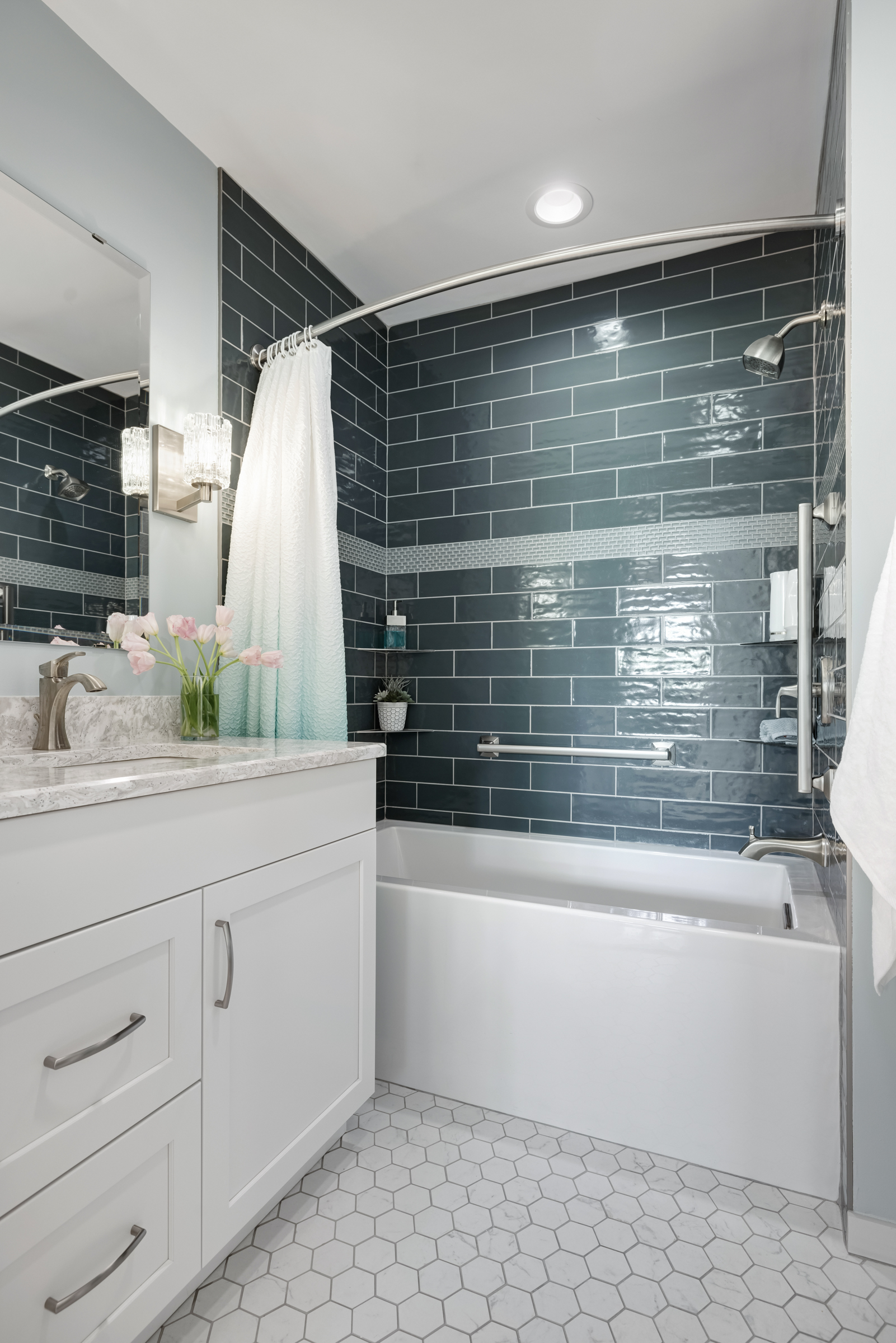 Surprisingly Spacious Hall Bathroom