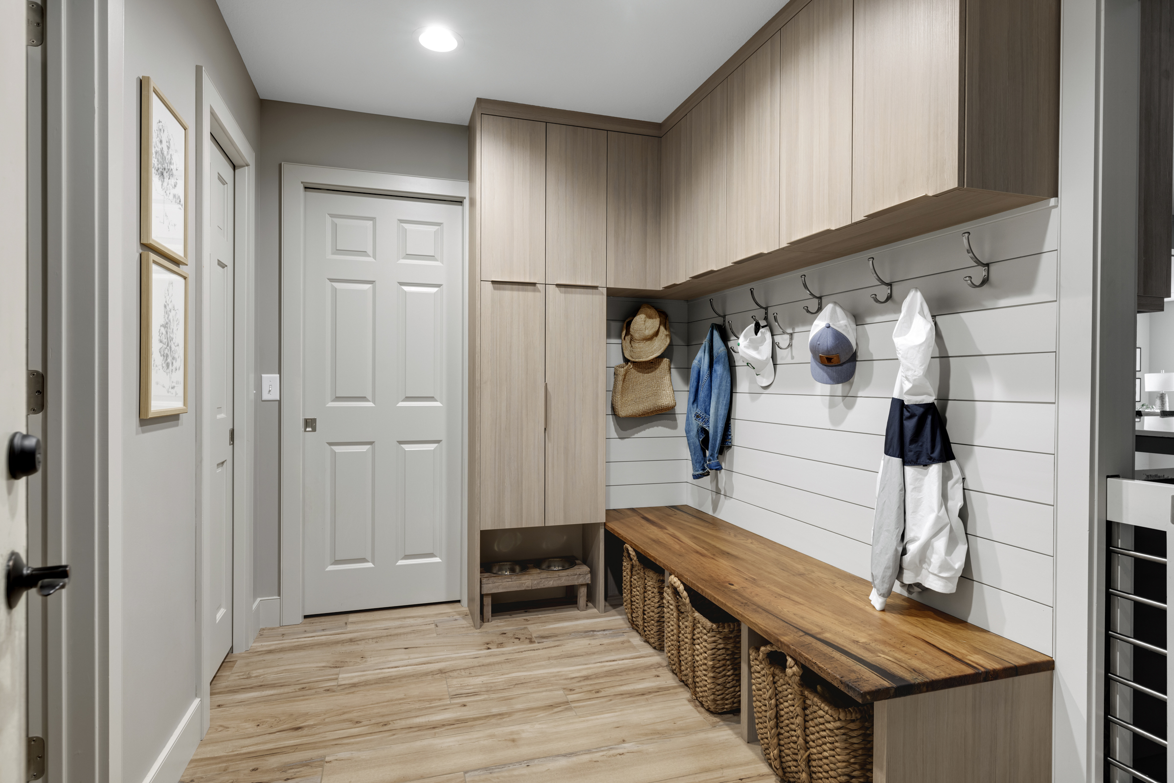 Contemporary Mudroom Addition