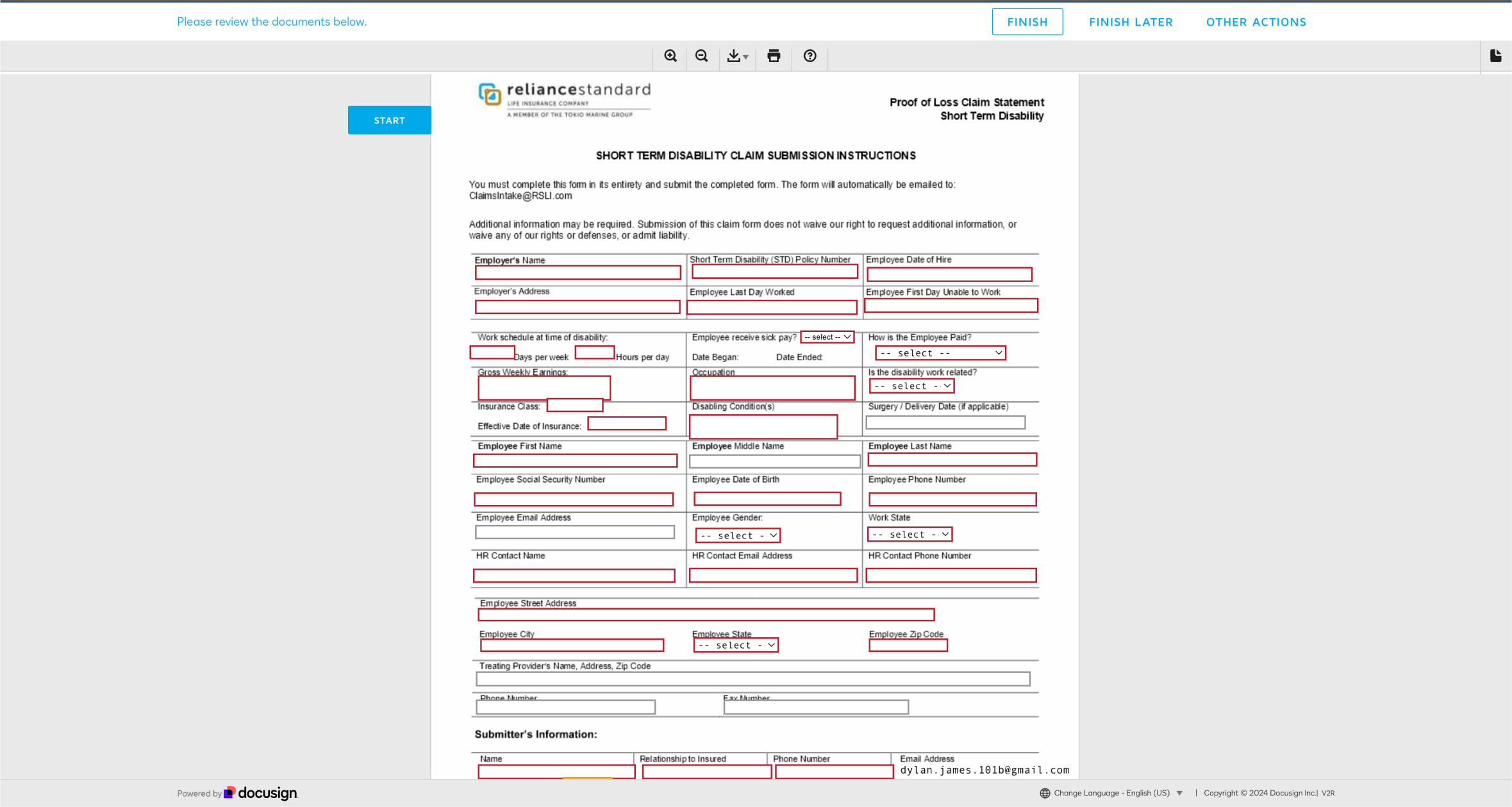 Step 2 in original claims process