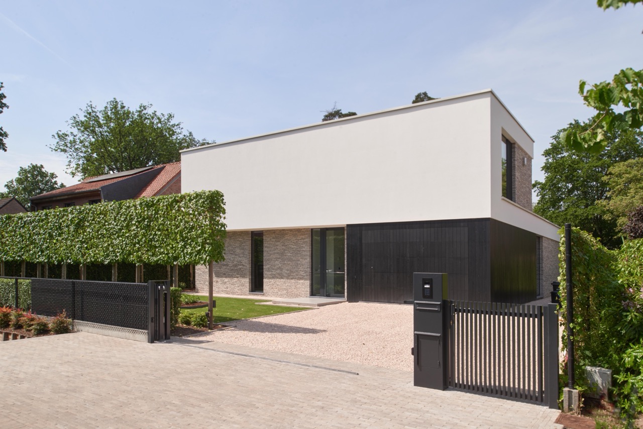 Villa-uitstraling in beton