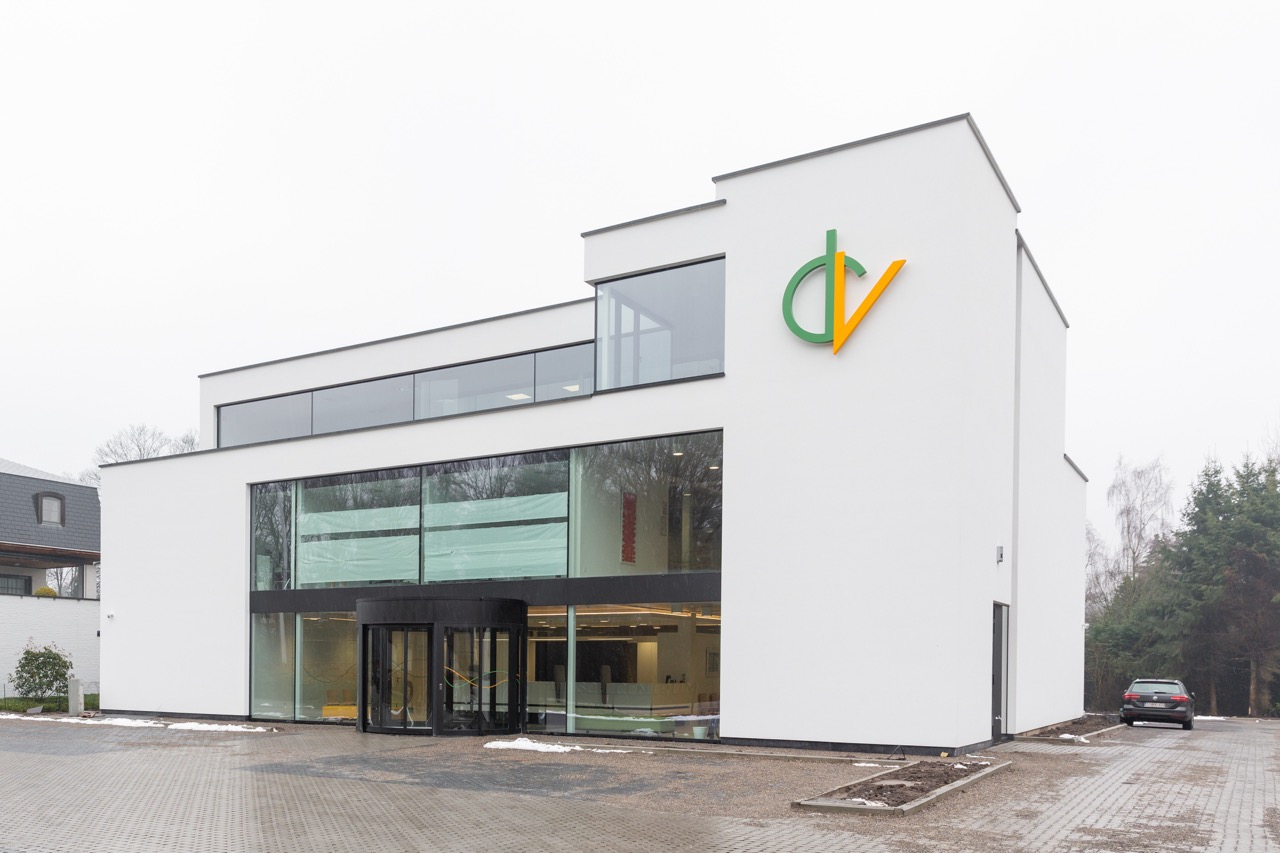Villa-uitstraling in beton