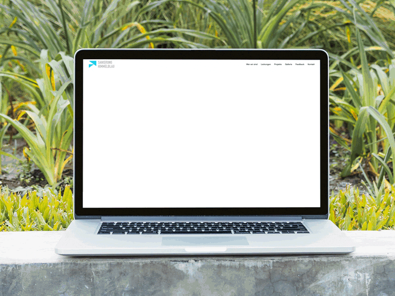 Sanierung Himmelblau Webauftritt, Detailansicht