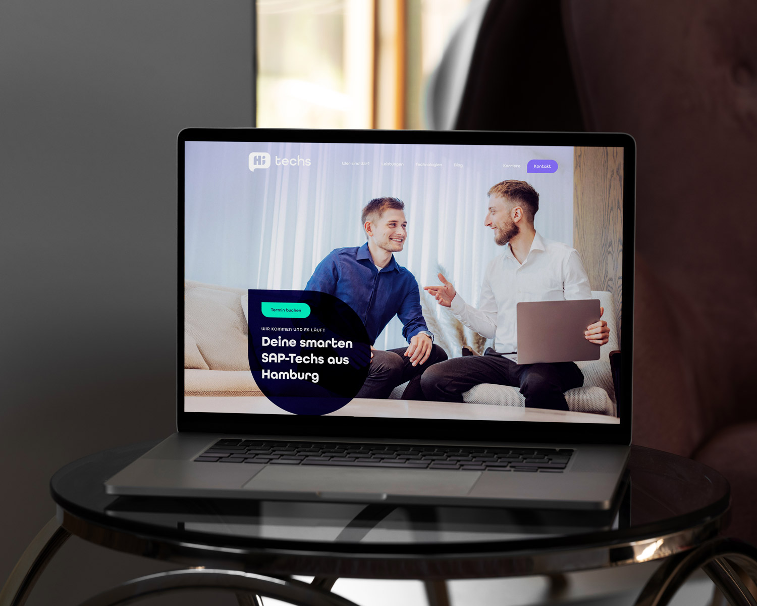 HiTechs Webdesign, Detailansicht