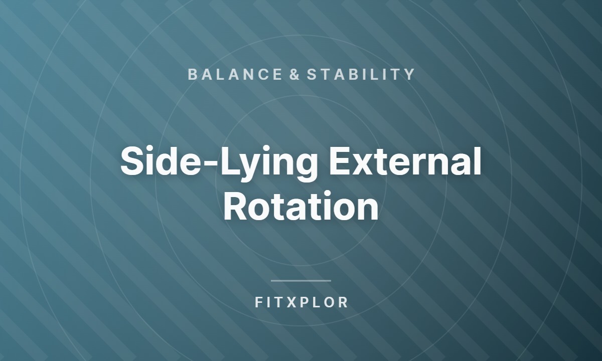 Side-Lying External Rotation
