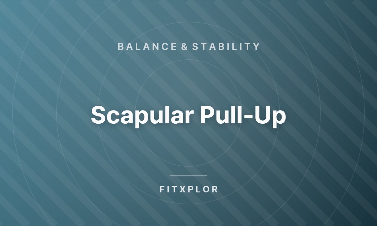 Scapular Pull-Up