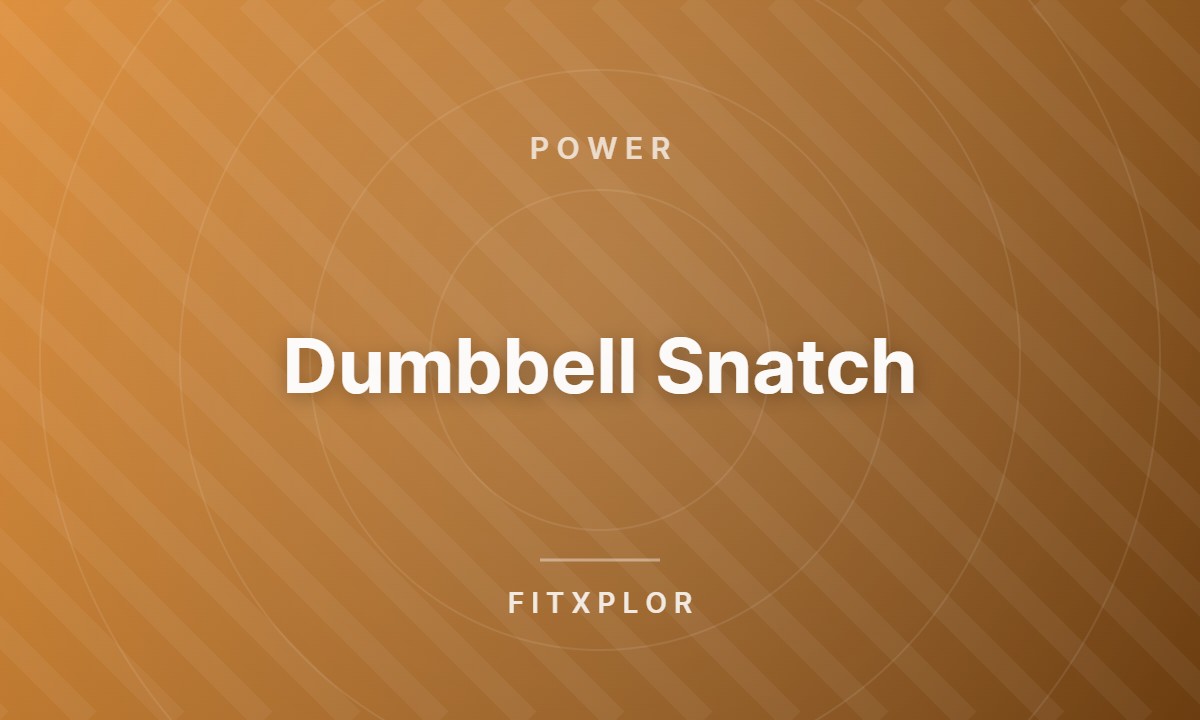 Dumbbell Snatch