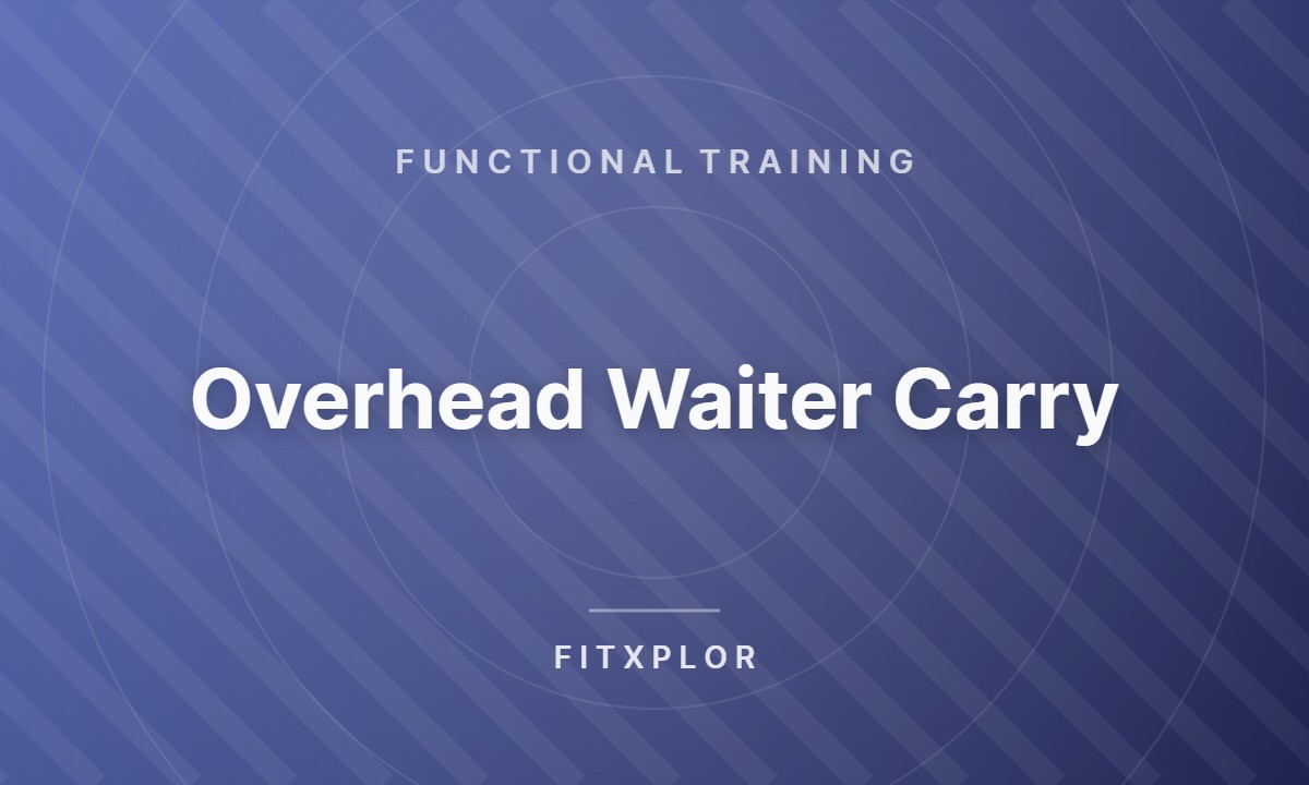 Overhead Waiter Carry