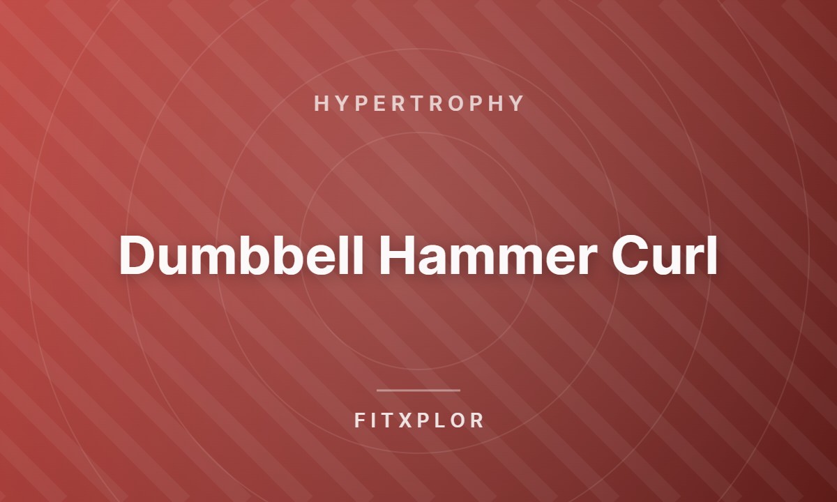 Dumbbell Hammer Curl