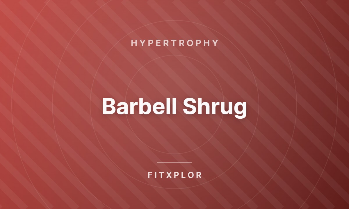 Barbell Shrug