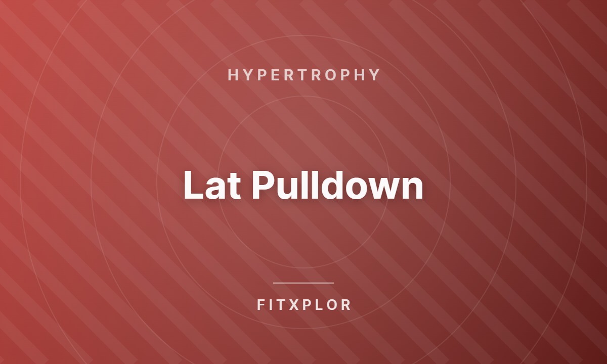 Lat Pulldown
