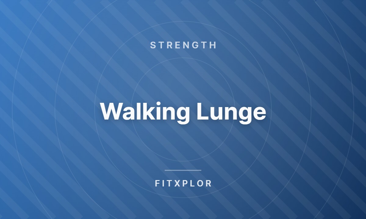 Walking Lunge