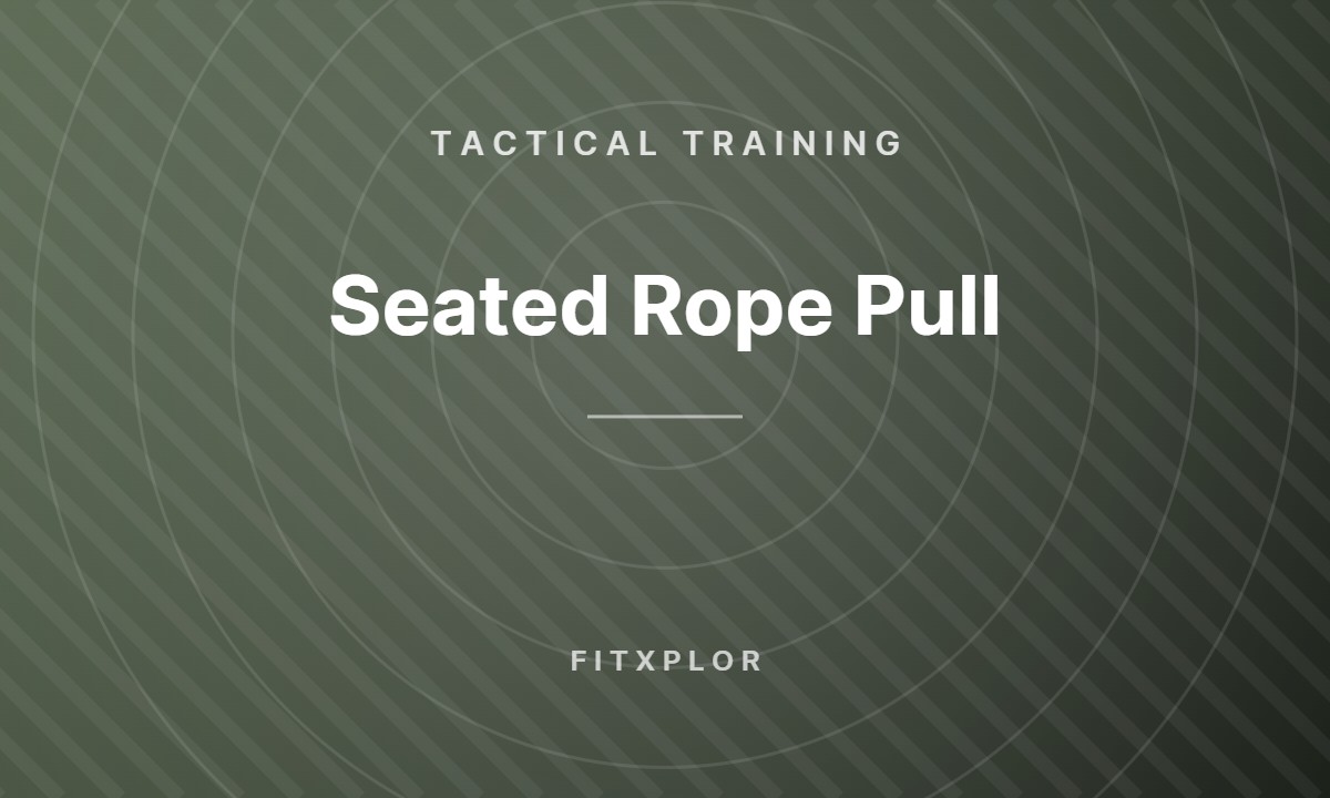 Seated Rope Pull