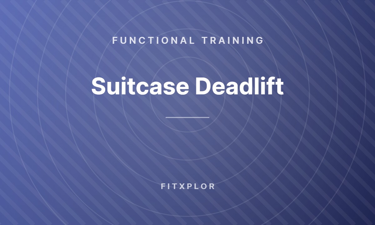 Suitcase Deadlift