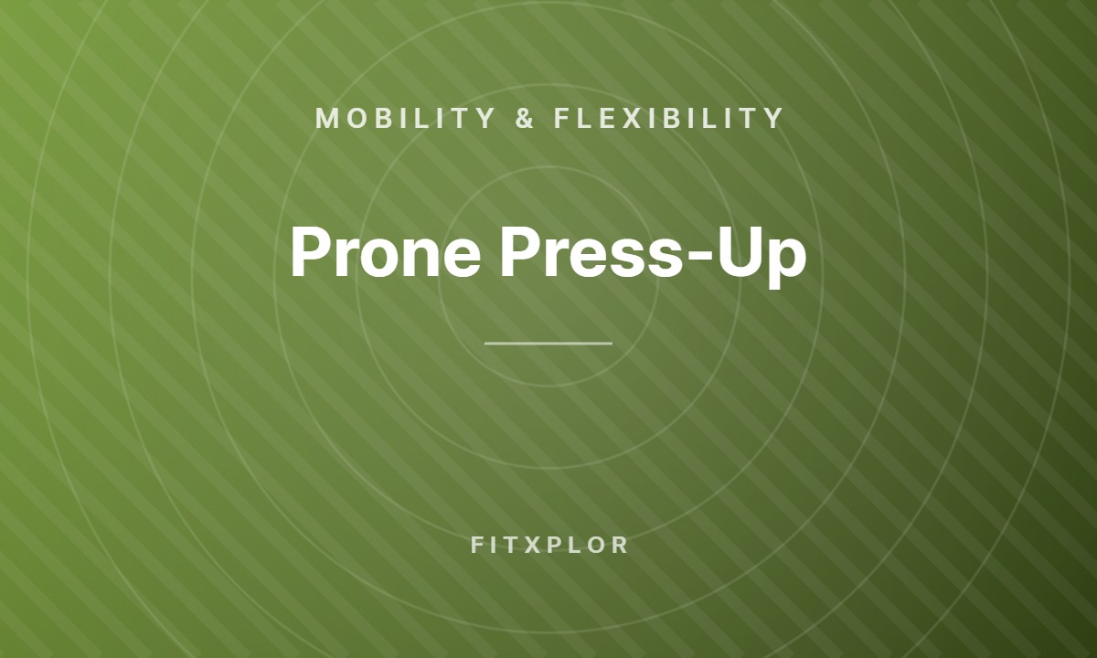 Prone Press-Up