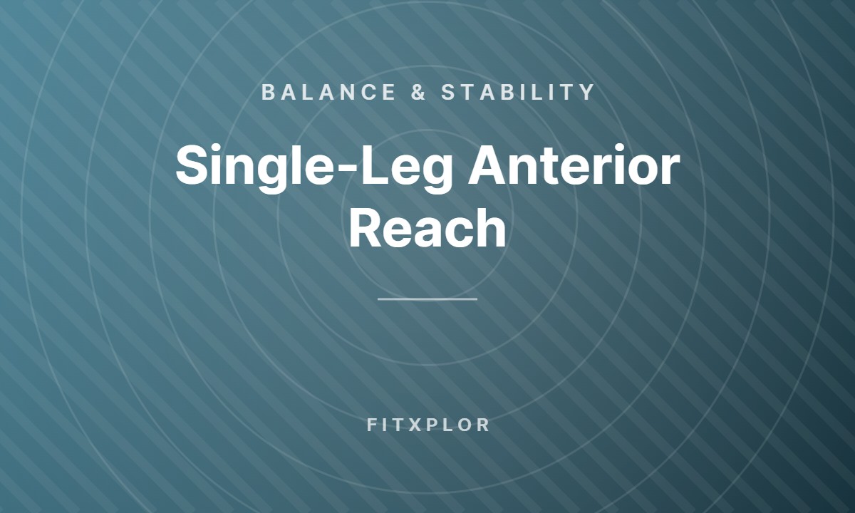 Single-Leg Anterior Reach
