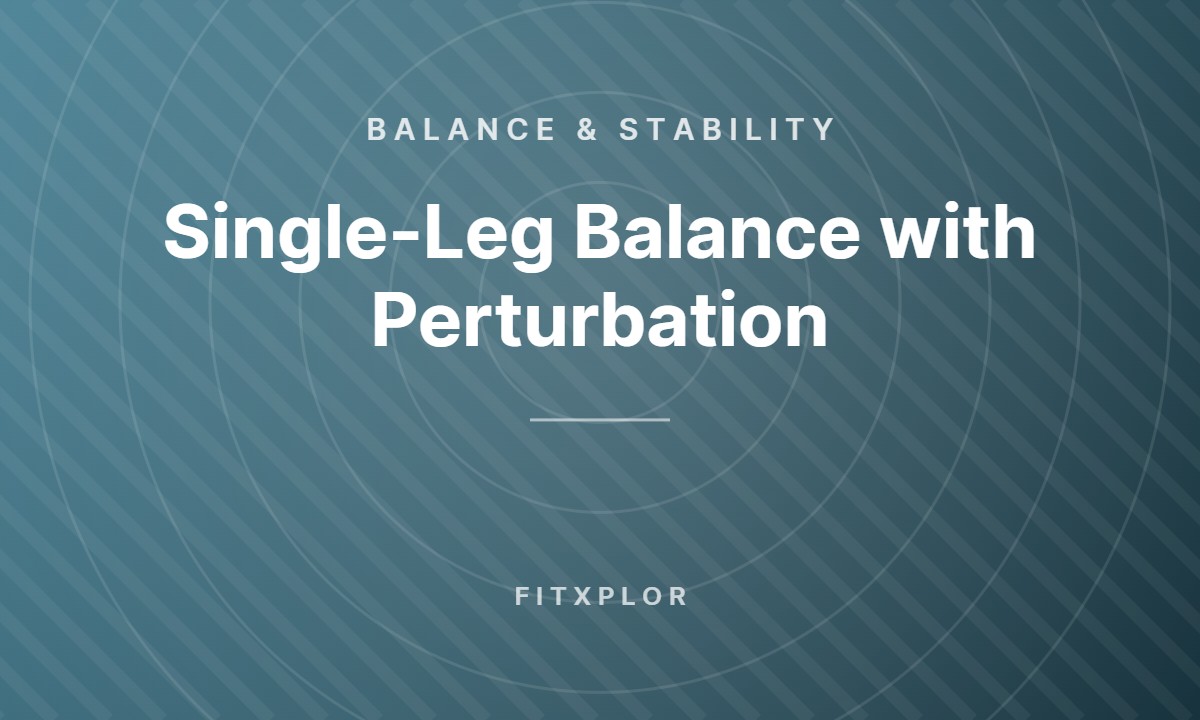 Single-Leg Balance with Perturbation