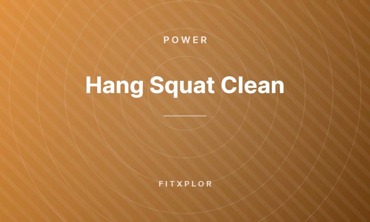 Hang Squat Clean