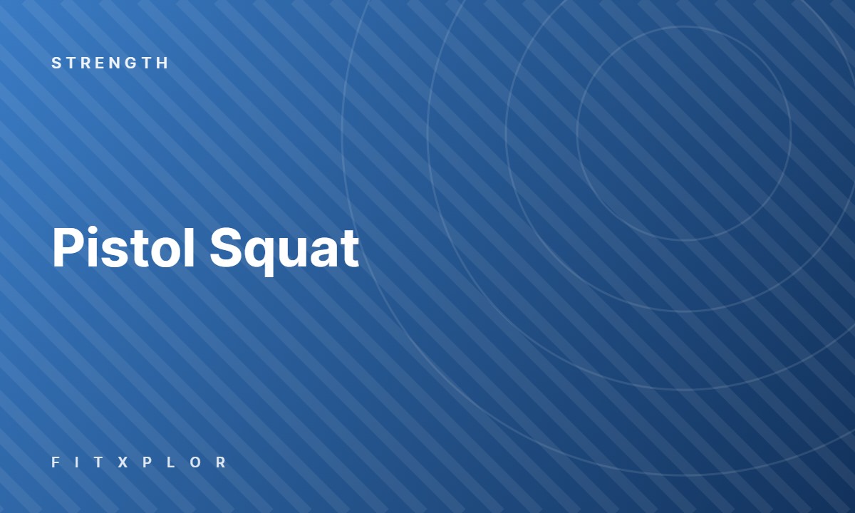 Pistol Squat