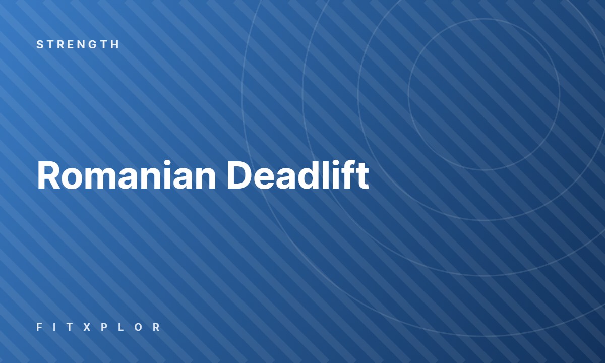 Romanian Deadlift