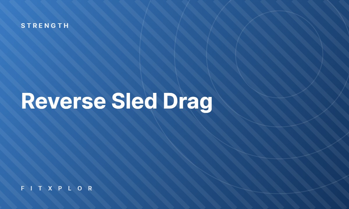 Reverse Sled Drag