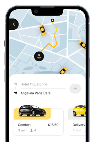 TRAFIGO app on a smartphone