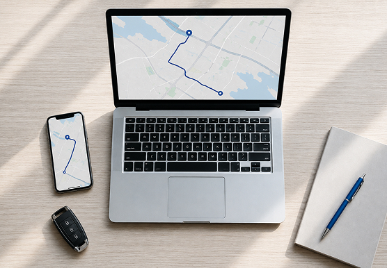 Business travellers using TRAFIGO