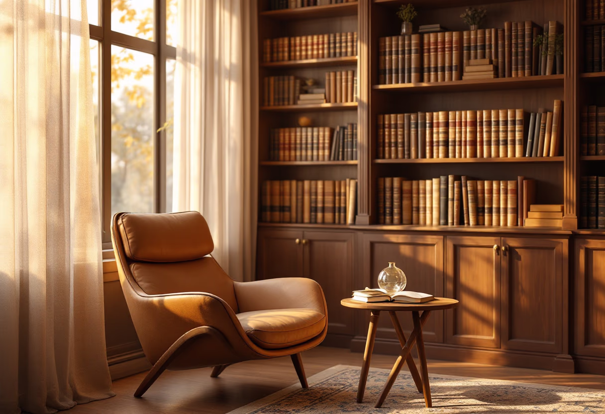 image of law library interior (for a legal tech)