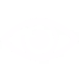 Stylized eye icon with a plus sign inside the iris.